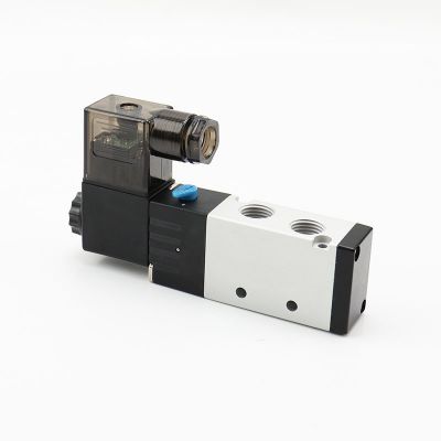 电磁阀4V210-08气缸AC220V气动DC24V二位五通换向阀电磁控制阀图3