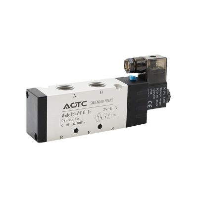 4V410-15二位五通电磁换向阀 铝合金气动电控阀 气缸控制单向阀图2