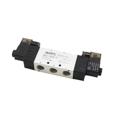 厂家供应4V420-15 二位五通电磁阀 电磁换向阀 先导式气动控制阀图5