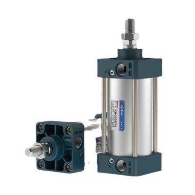 亚德客型SC气缸标准32/40/63带磁性可调行程铝合金活塞式气动元件图5