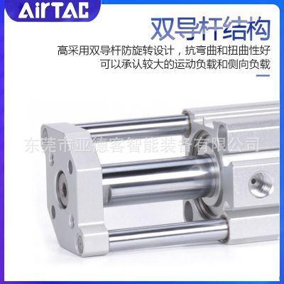 亚德客薄型导杆气缸TACQ50X63X10X15X20X25X30X35X45X40X75X100图5