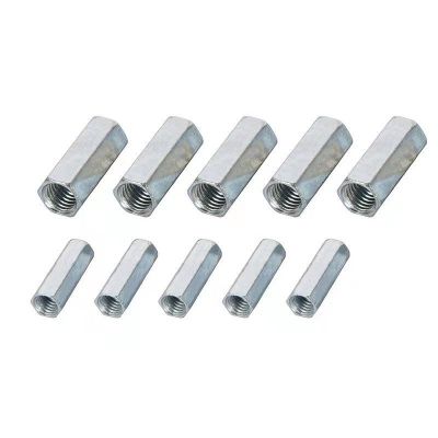 接头螺母 镀锌六角加长接头螺母 螺杆接头螺丝帽螺丝杠接头母图5