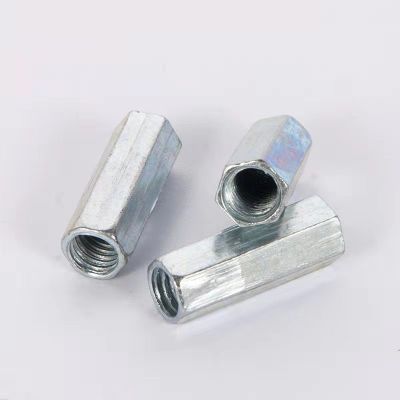 接头螺母 镀锌六角加长接头螺母 螺杆接头螺丝帽螺丝杠接头母图2
