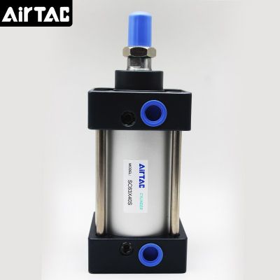 亚德客sc标准气缸气动大推力SC63×25/50/75/100/125/150可调行程图2