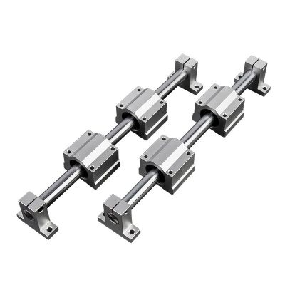 光轴滑块套装scs直线轴承硬轴光杆轴承加工台支架镀铬活塞杆图5