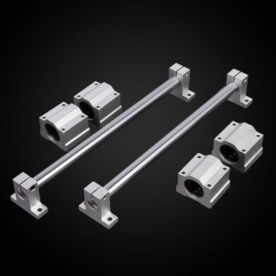 光轴滑块套装scs直线轴承硬轴光杆轴承加工台支架镀铬活塞杆图3