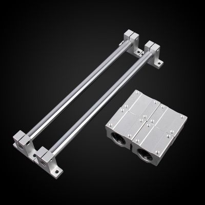 光轴滑块套装scs直线轴承硬轴光杆轴承加工台支架镀铬活塞杆图2