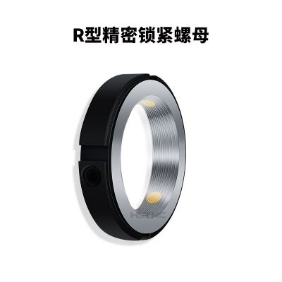 国标R型径向精密圆锁紧螺母锁定止退带铜防松滑牙丝杠杆轴承螺帽图5