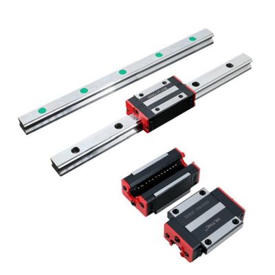 国产上银互换重型方轨道机械滑台配件法兰方块HG低高组装直线导轨图3