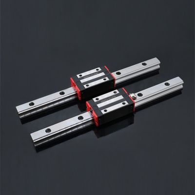 国产上银互换重型方轨道机械滑台配件法兰方块HG低高组装直线导轨图4