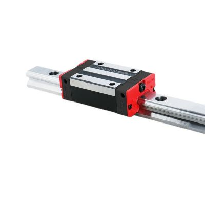 国产上银互换重型方轨道机械滑台配件法兰方块HG低高组装直线导轨图5