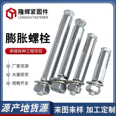 膨胀螺栓 建筑镀锌膨胀螺丝 膨胀管拉爆膨胀 地板膨胀螺丝 膨胀栓