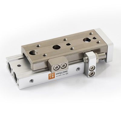 MXQ滑台气缸系列 MXQ 6-10/20/30/40/50 精密导轨滑台气缸HLQ图3