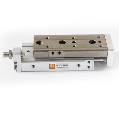 MXQ滑台气缸系列 MXQ 6-10/20/30/40/50 精密导轨滑台气缸HLQ图2