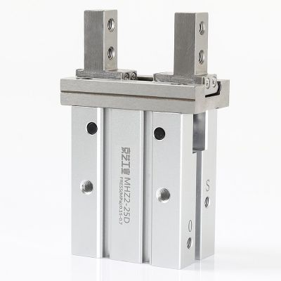 京艺工业机械手气缸气动手指MHZ2-16/20/25/32/40D平行夹手指气缸图5