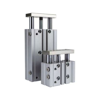 气动双杆双轴气缸双杠大推力TN32X40X50可调行程汽压缸带磁101620图5