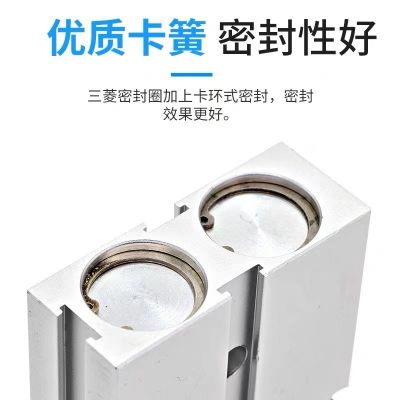 气动双杆双轴气缸双杠大推力TN32X40X50可调行程汽压缸带磁101620图3