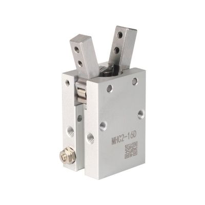 手指气缸MHC210D16D20D25D夹具气爪气缸夹紧气缸口罩机气缸 亚德客图4