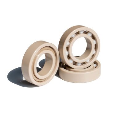 PEEK6308-6315系列塑料轴承 东莞供应现货耐酸碱绝缘高温聚醚醚酮图3