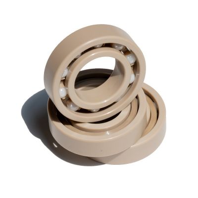 PEEK6308-6315系列塑料轴承 东莞供应现货耐酸碱绝缘高温聚醚醚酮图2