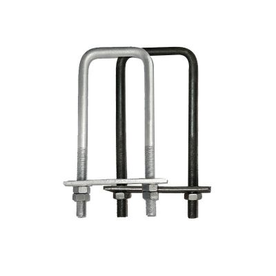 现货预埋U型丝工字钢悬挑梁梁预埋U型丝螺栓高铁预埋方型 U型螺丝图2