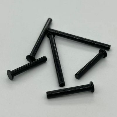 镀黑镍铁半空心铆钉镀黑锌半空心铆钉圆头半空心铆钉图2