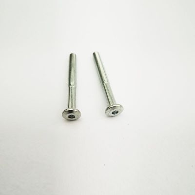 铁镀锌家具螺丝平头内六角螺丝大圆头倒角斜边盘头机螺钉M6M8机丝图3