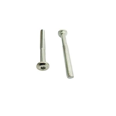 铁镀锌家具螺丝平头内六角螺丝大圆头倒角斜边盘头机螺钉M6M8机丝图5