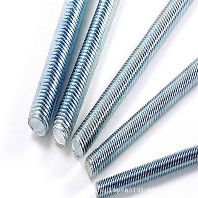 高强镀锌牙条通丝螺杆全螺纹牙棒全牙螺纹杆全 牙丝杆M4M5M6M8图2