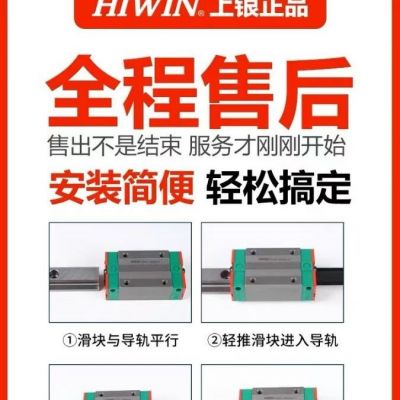 HIWIN上银滑块导轨RGW15/20/25/30CC/CA原装进口现货图2