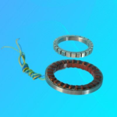 三相力矩电机 高功率STL系列无框直驱电动机 体积小中空大图2