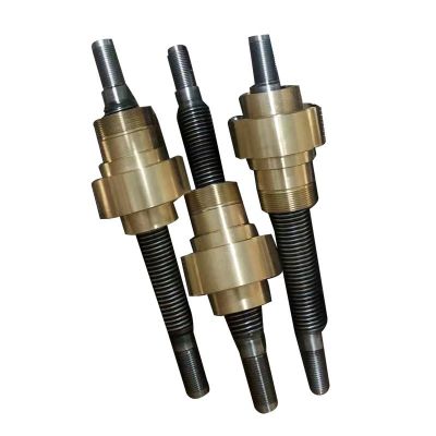 梯形丝杠梯形扣丝杠T型丝杠正反扣丝杆 全螺纹螺杆调节螺杆图5