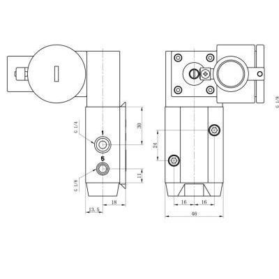 Parker派克气动方向控制阀BNKAD6JNCA'B'S'T系列隔爆单双控电磁阀图3