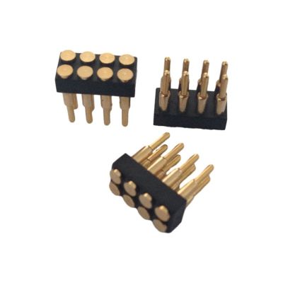 2PIN蓝牙天线顶针连接器镀金pogopin弹簧针电子设备大电流探针图5