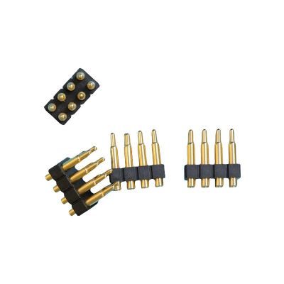 pogo 8pin立式连接器 pogopin镀金天线顶针电池电流针 厂家供应图5