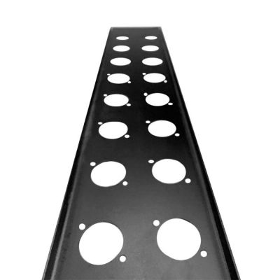 航空箱五金配件 圆孔2u面板图2