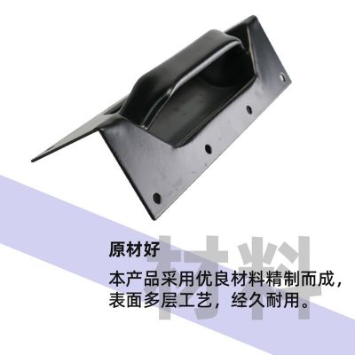 航空箱配件 黑色200侧提手 镀蓝锌200mm侧提手拉手工业设备挽手图2