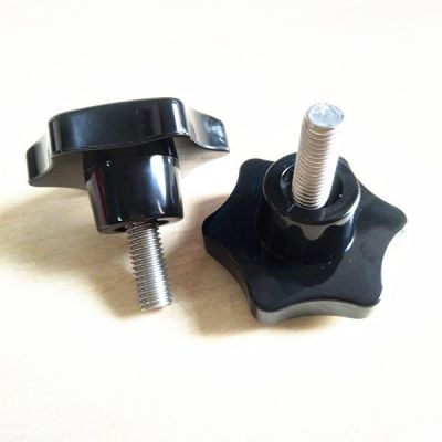 60#六角胶头 梅花 手柄 手拧 调节 旋钮 把手 塑 胶头螺丝m6图2