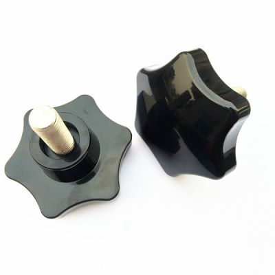 60#六角胶头 梅花 手柄 手拧 调节 旋钮 把手 塑 胶头螺丝m6图3