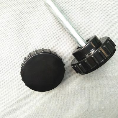 60#直纹把手 圆头 手柄 手拧 支架 调节 可调 旋钮 胶头螺丝m6m8图3