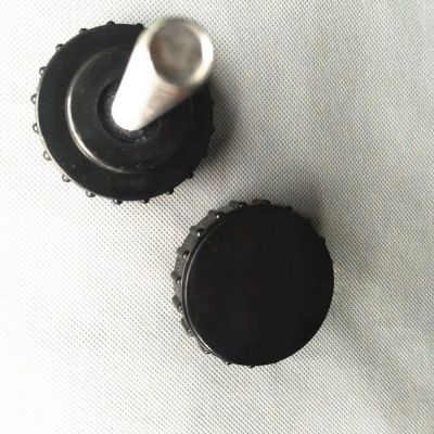 60#直纹把手 圆头 手柄 手拧 支架 调节 可调 旋钮 胶头螺丝m6m8图2