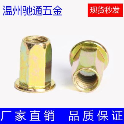 防松焊接卡式螺母皇冠螺丝碳钢镀锌304不锈钢样品专拍驰通圆螺母图3