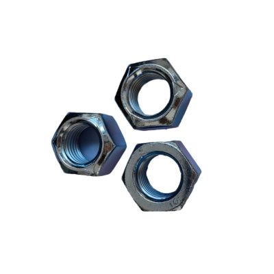 DIN980V全金属六角压点锁紧螺母 M24 10级蓝白锌 现货图4