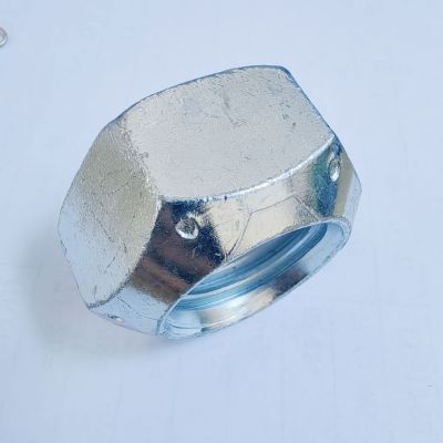 美制六角全金属压点锁紧螺母 1寸8牙图4