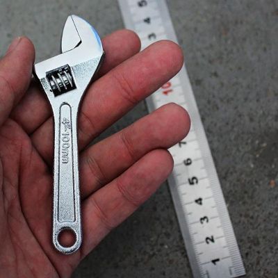 手动4寸活络扳手100mm活扳手抛光活动扳手可调五金工具活动扳手图2