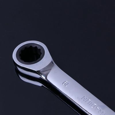 青海湖工具8-32MM镜面棘轮两用扳手梅花两用棘轮扳手开口扳手批发图4