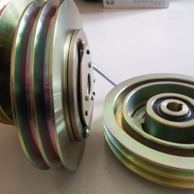 定做加工打药机压路机棉花机等农机用电磁离合器替代进口皮带轮盘图3