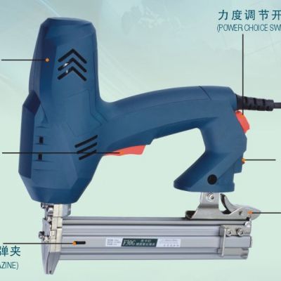 厂方直供专业电动工具六代新款F30D不卡钉大功率力道可调节电钉枪图2