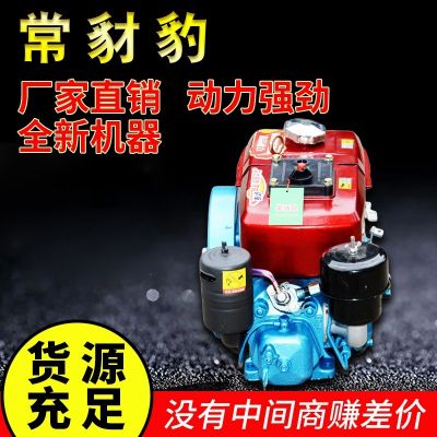 中国常州R170水冷柴油机 船用农用单杠水冷电启动4马力手摇发动机图3