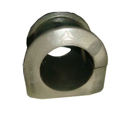 供应重汽豪沃配件前稳定杆轴承 橡胶衬套橡胶轴承 WG9925682102图5